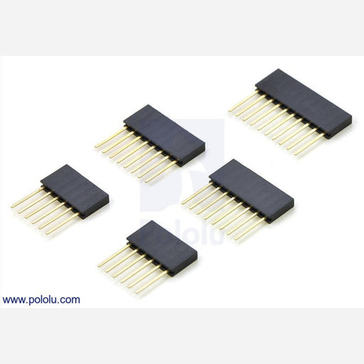 Stackable 0.100" Female Header Set for Arduino Shields