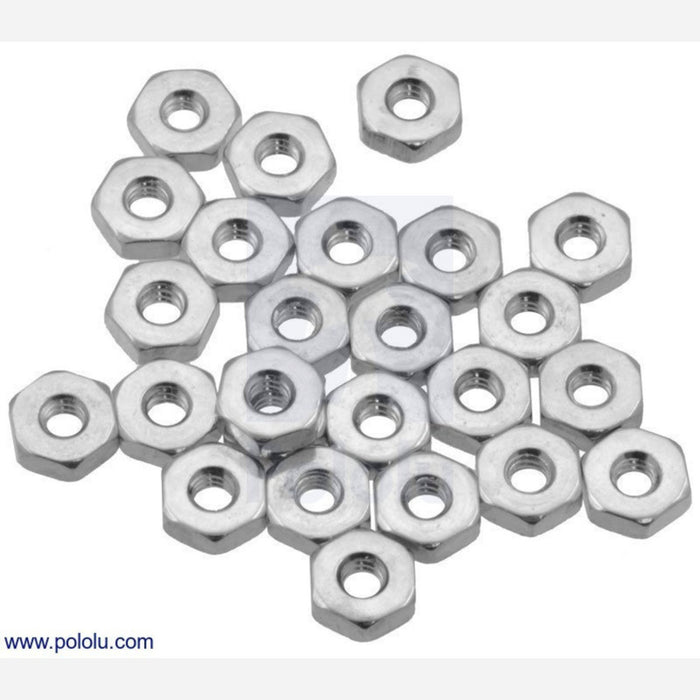 Machine Hex Nut: #4-40 (25-pack)