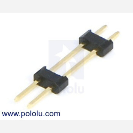 0.100" (2.54 mm) Extended Male Header: 1x2-Pin, 22.85 mm