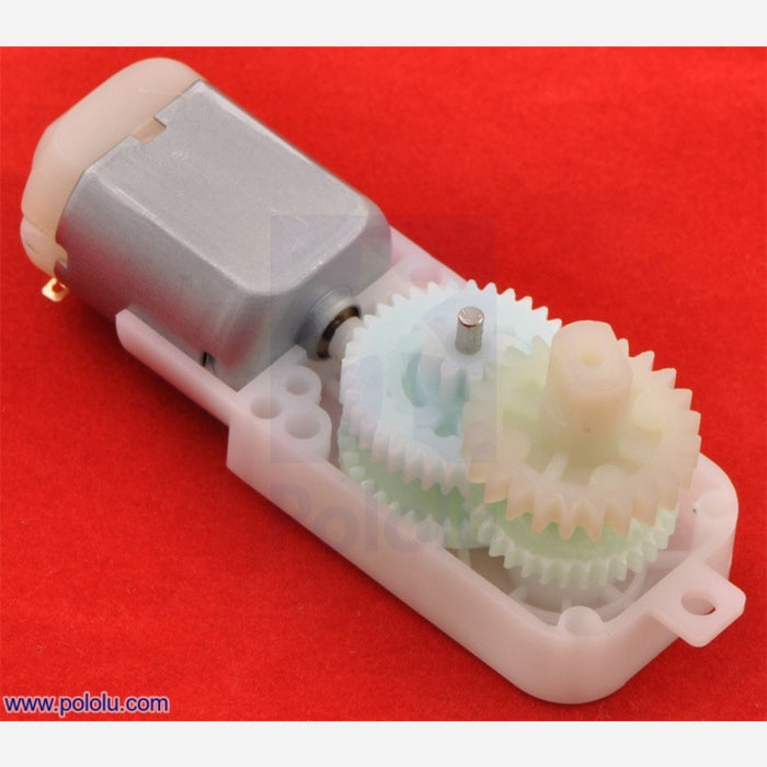 200:1 Plastic Gearmotor, 90º Output