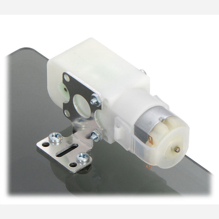 200:1 Plastic Gearmotor, 90º Output