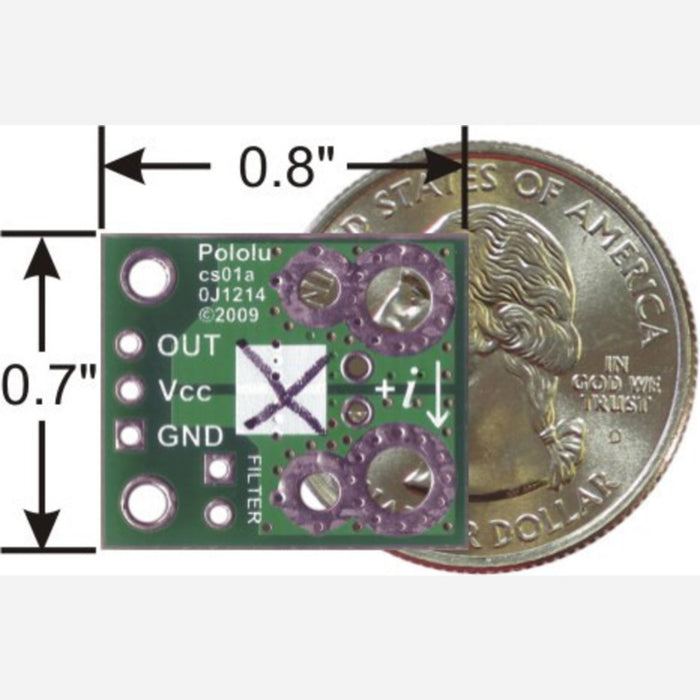 ACS715 Current Sensor Carrier 0 to 30A