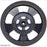 Solarbotics SW-B BLACK Servo Wheel with Encoder Stripes, Silicone Tire