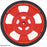 Solarbotics SW-R RED Servo Wheel with Encoder Stripes, Silicone Tire