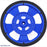 Solarbotics SW-LB BLUE Servo Wheel with Encoder Stripes, Silicone Tire