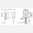 Stepper Motor: Bipolar, 200 Steps/Rev, 20x30mm, 3.9V, 0.6 A/Phase