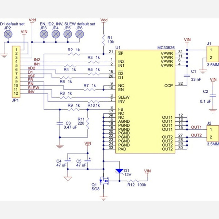 MC33926 Motor Driver Carrier