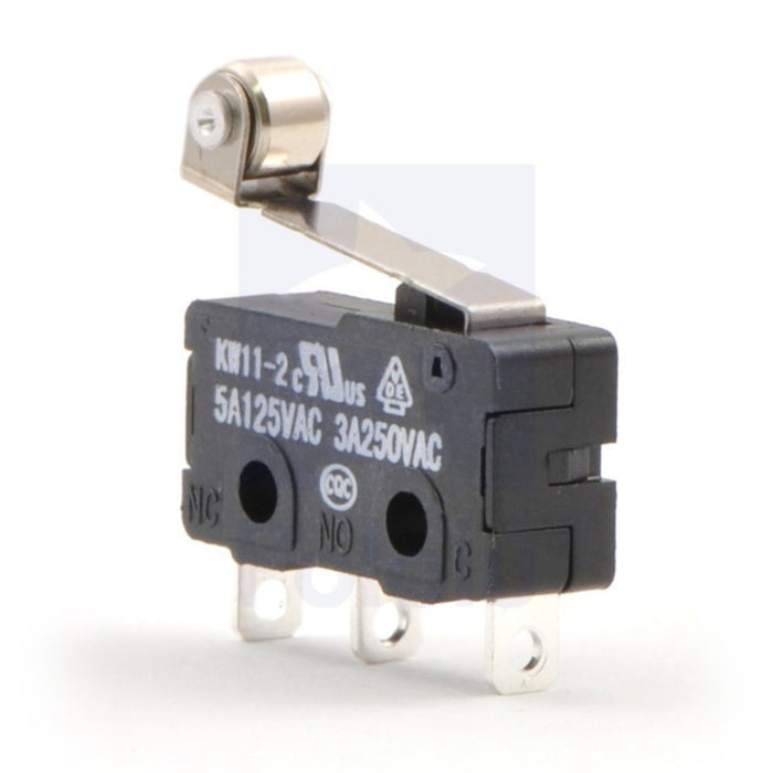 Snap-Action Switch with 16.3mm Roller Lever: 3-Pin, SPDT, 5A