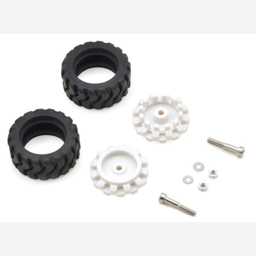 Pololu 42x19mm Idler Wheel/Sprocket Pair - White