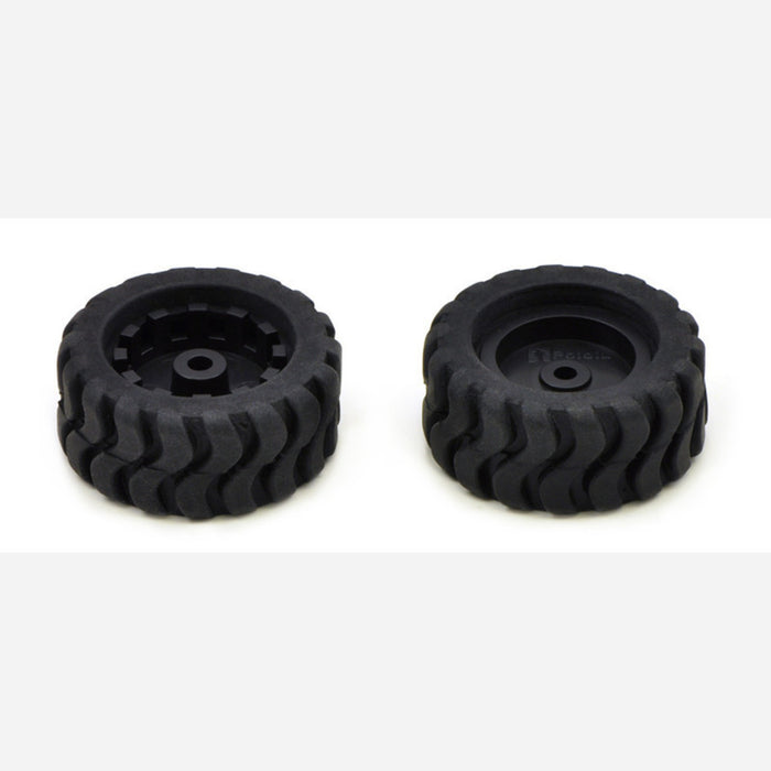 Pololu 42x19mm Idler Wheel/Sprocket Pair - Black