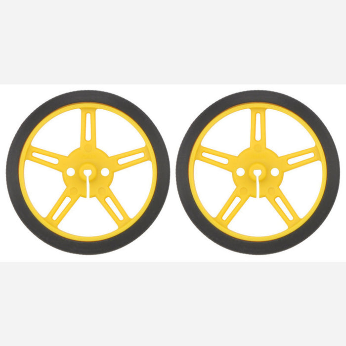 Pololu Wheel 60x8mm Pair - Yellow