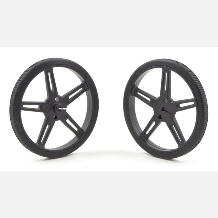 Pololu Wheel 70x8mm Pair - Black