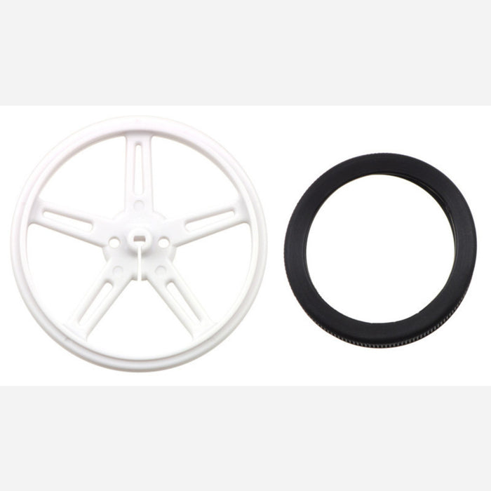 Pololu Wheel 70x8mm Pair - White