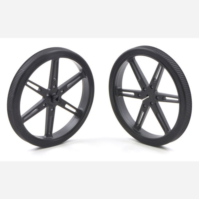 Pololu Wheel 80x10mm Pair - Black