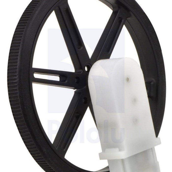 Pololu Wheel 80x10mm Pair - Black