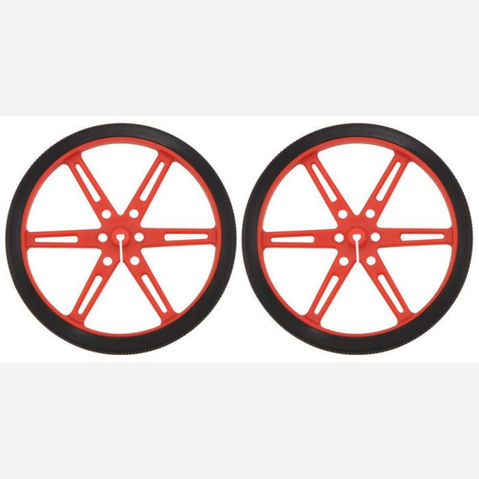 Pololu Wheel 80x10mm Pair - Red