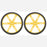 Pololu Wheel 80x10mm Pair - Yellow