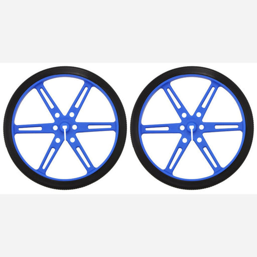 Pololu Wheel 80x10mm Pair - Blue