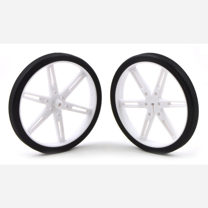 Pololu Wheel 80x10mm Pair - White