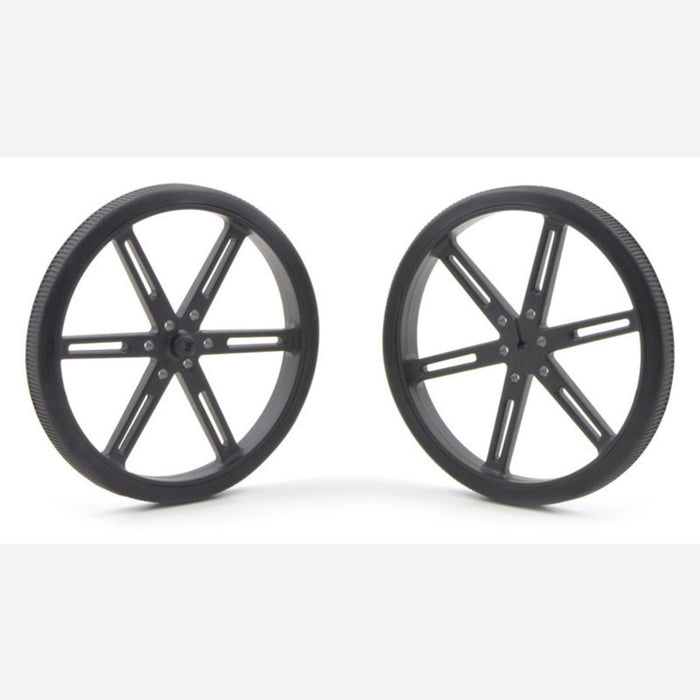 Pololu Wheel 90x10mm Pair - Black