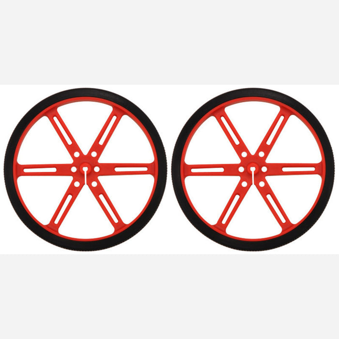 Pololu Wheel 90x10mm Pair - Red