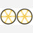 Pololu Wheel 90x10mm Pair - Yellow