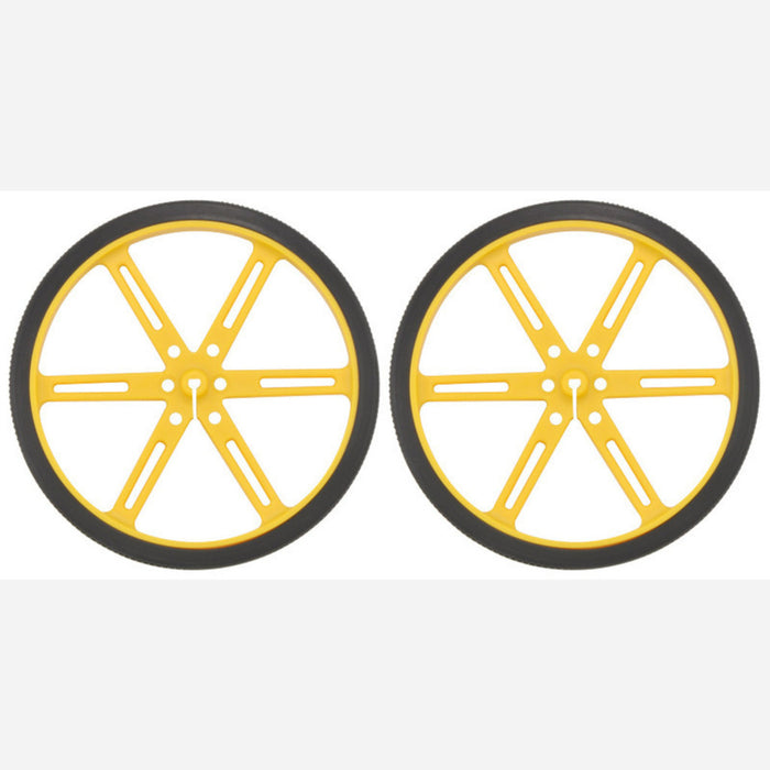 Pololu Wheel 90x10mm Pair - Yellow