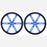 Pololu Wheel 90x10mm Pair - Blue