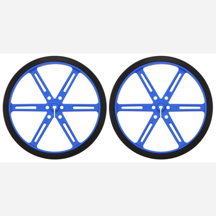 Pololu Wheel 90x10mm Pair - Blue