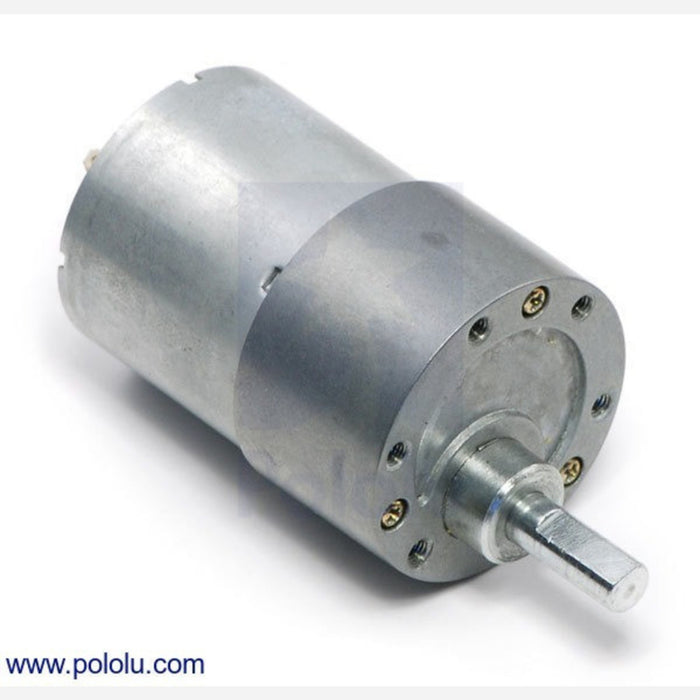 19:1 Metal Gearmotor 37Dx52L mm with 64 CPR Encoder (No End Cap)