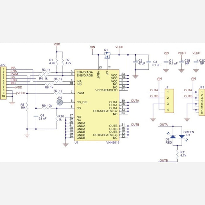 VNH5019 Motor Driver Carrier