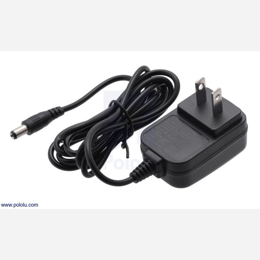 Wall Power Adapter: 5VDC, 1A, 5.5x2.1mm Barrel Jack, Center-Positive