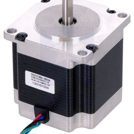 Stepper Motor: Bipolar, 200 Steps/Rev, 57x56mm, 2.5V, 2.8 A/Phase