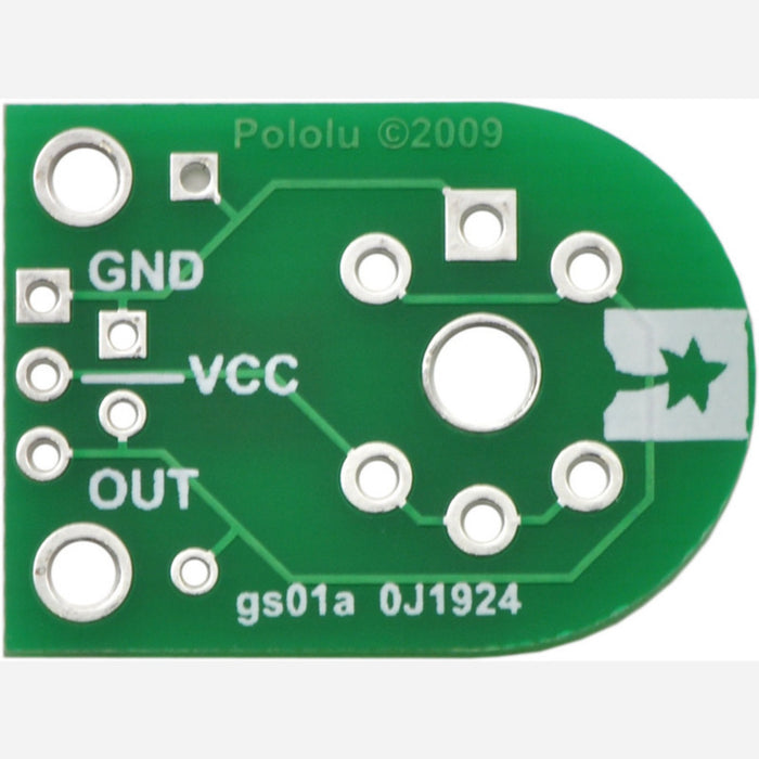 Pololu Carrier for MQ Gas Sensors (Bare PCB Only)