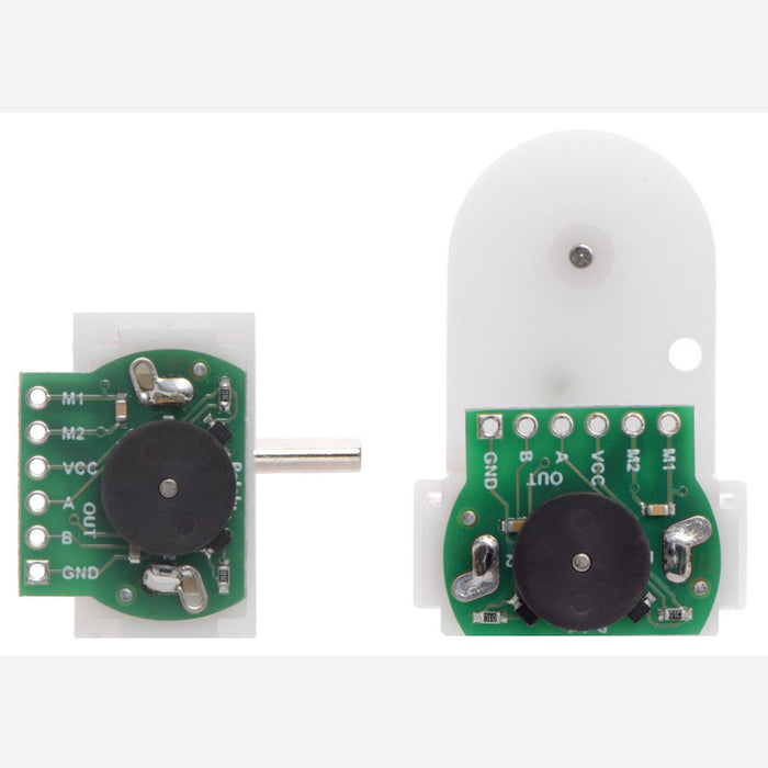 Magnetic Encoder Pair Kit for Mini Plastic Gearmotors, 12 CPR, 2.7-18V