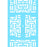 Pololu RP5/Rover 5 Expansion Plate RRC07A (Narrow) Transparent Light-Blue