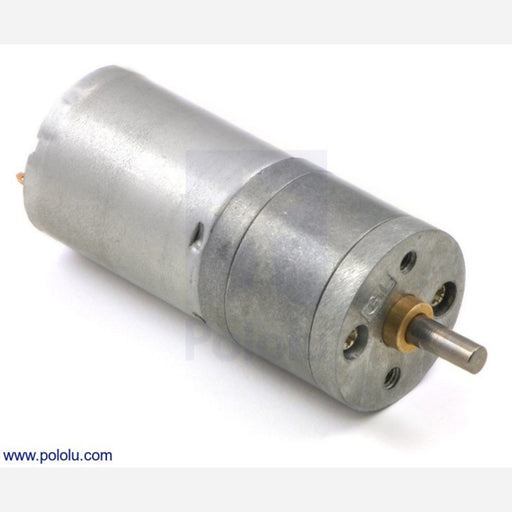 4.4:1 Metal Gearmotor 25Dx48L mm HP 6V