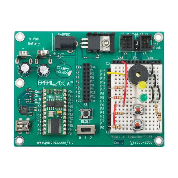 Parallax BASIC Stamp Discovery Kit - USB #27807