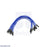 Premium Jumper Wire 10-Pack M-F 6" Blue