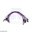 Premium Jumper Wire 10-Pack M-F 6" Purple