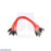 Premium Jumper Wire 10-Pack M-M 6" Red