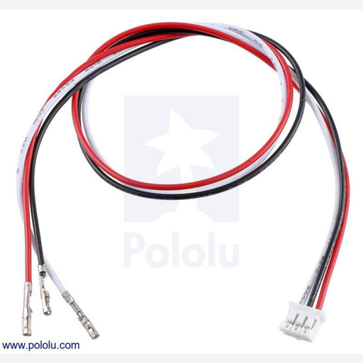 3-Pin Female JST PH-Style Cable (30 cm) with Female Pins for 0.1" Housings
