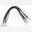 Wires with Pre-crimped Terminals 10-Pack F-F 6" Black