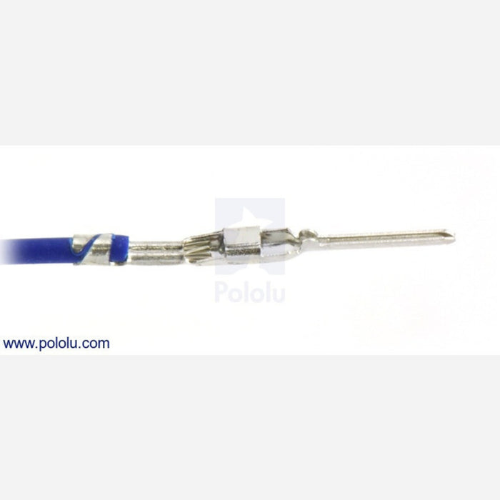 Wires with Pre-crimped Terminals 10-Pack F-F 6" Blue