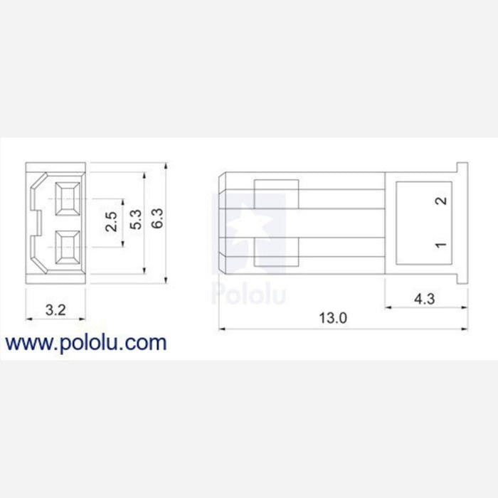 JST RCY Connector Pack, Female