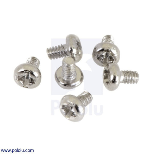 Machine Screw: M1.6, 3mm Length, Phillips (6-pack)