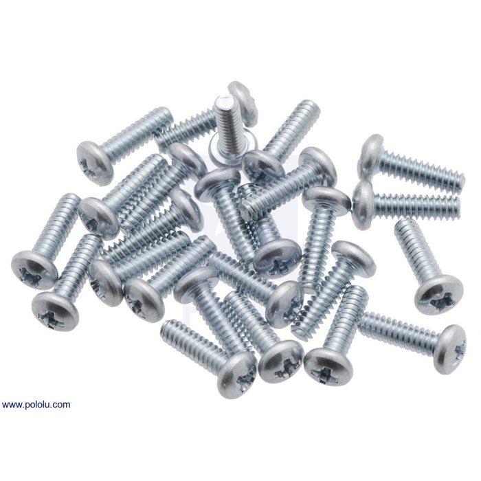 Machine Screw: #4-40, 3/8" Length, Phillips (25-pack)