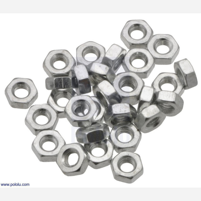 Machine Hex Nut: M2.5 (25-pack)