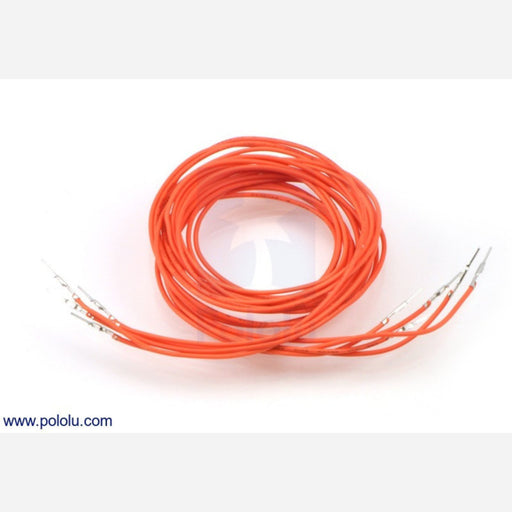 Wires with Pre-crimped Terminals 5-Pack M-M 36" Orange