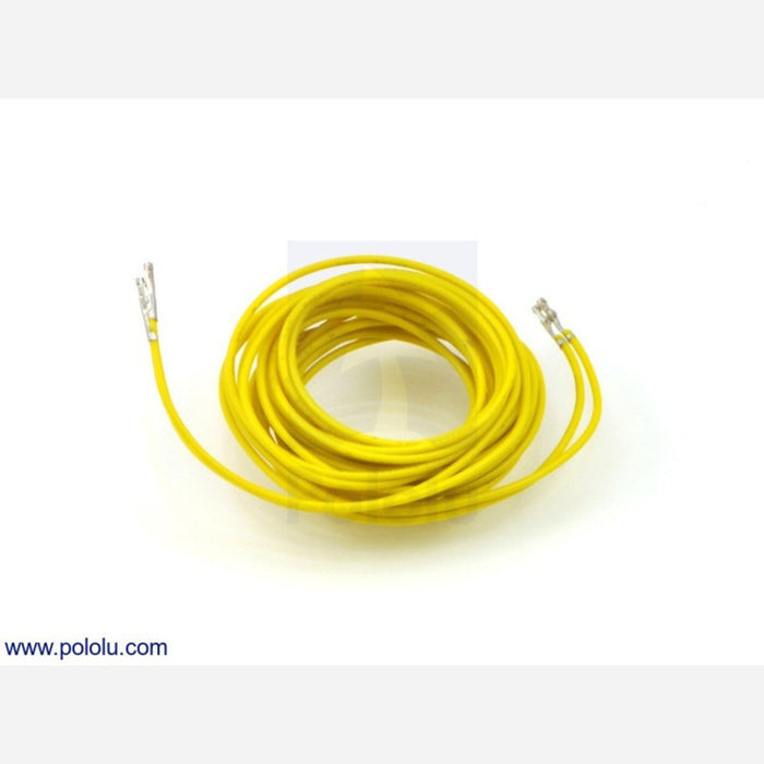 Wires with Pre-crimped Terminals 2-Pack F-F 60" Yellow